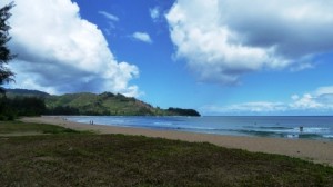 Hanalei_Beach_with_Mountains Hanalei Beach with Mountains in Background
